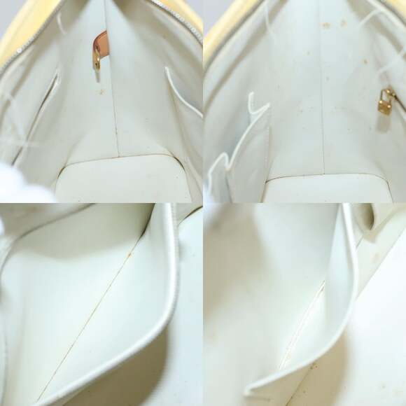 LOUIS VUITTON Monogram Vernis Houston Hand Bag Perle M91342 - Picture 12 of 13